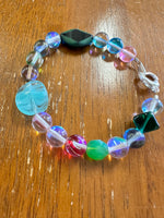 Hearts and Gems semiprecious stones bracelet