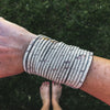 Large Leather Wrap Around Bracelet-Jewelry, Made in the USA-Womens Artisan USA American Made Clothing Accessories