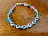 Praise Swarovski Crystal and Letter Bracelet