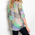 Chiffon Patchwork Top