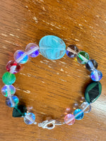 Hearts and Gems semiprecious stones bracelet