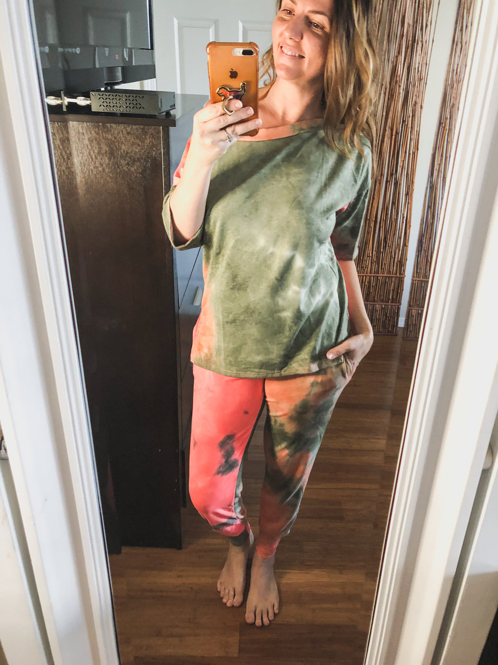 Ellis Tie Dye Jogger Set-Made in the USA, tie dye, tiedye-Womens Artisan USA American Made Clothing Accessories
