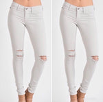 Stone Distressed Jegging Denim-Made in the USA-Womens Artisan USA American Made Clothing Accessories