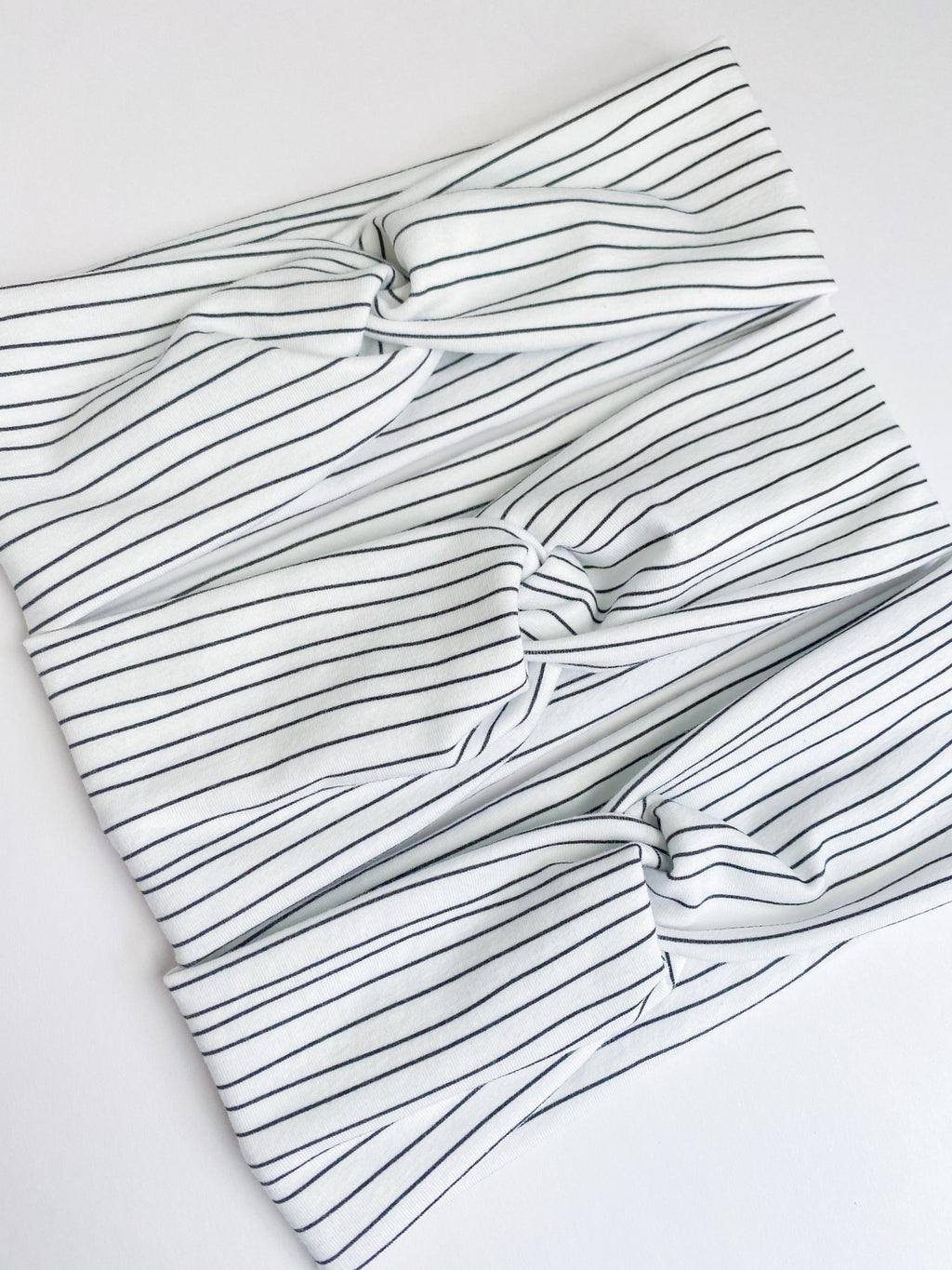 Black Striped Headband-Made in the USA-Womens Artisan USA American Made Clothing Accessories