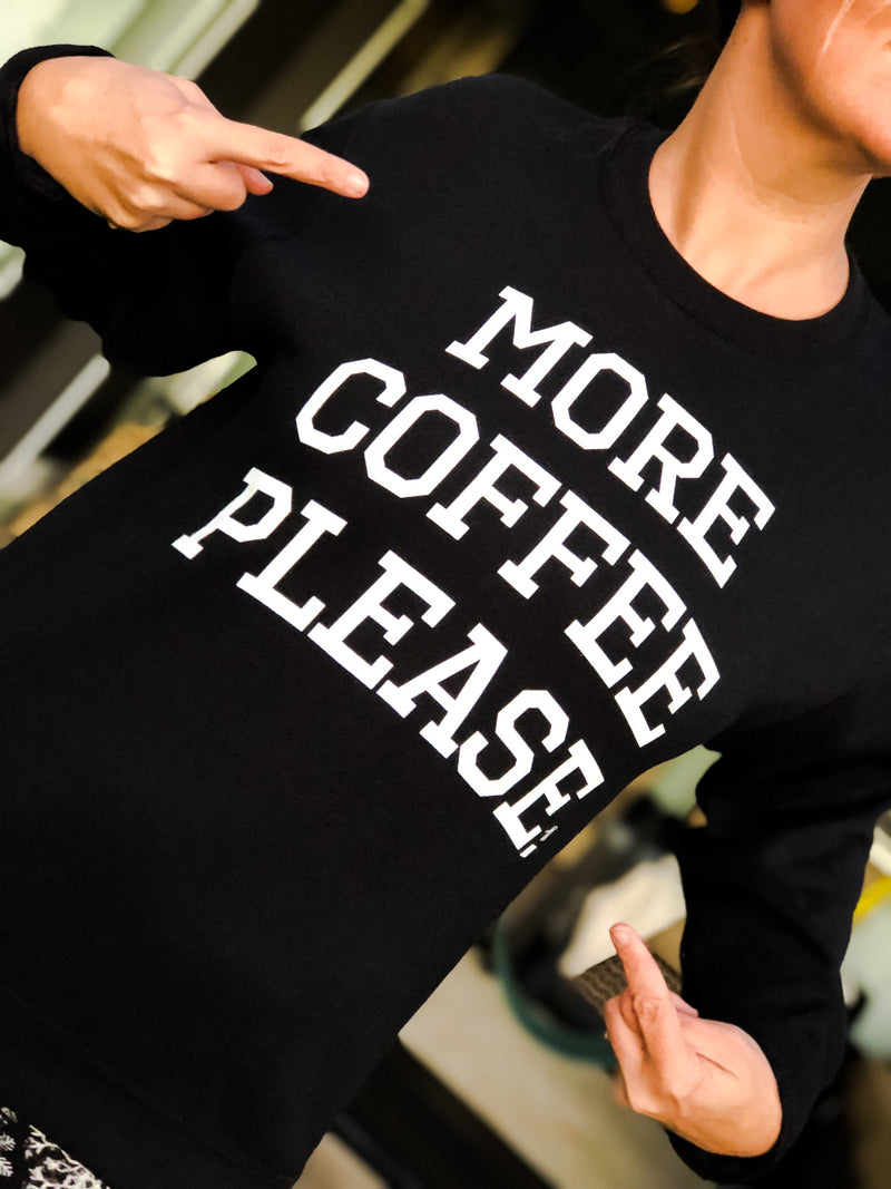 More Coffee Please--Womens Artisan USA American Made Clothing Accessories