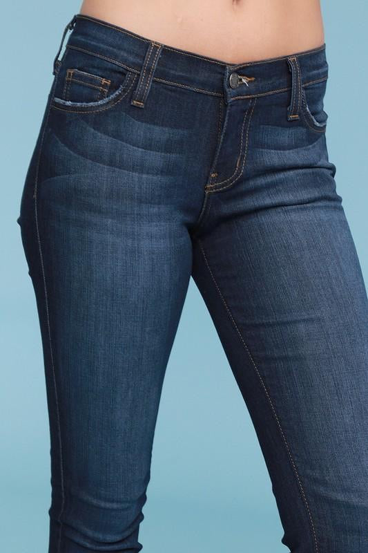 Skinny Mid Rise Jeans-Made in the USA-Womens Artisan USA American Made Clothing Accessories