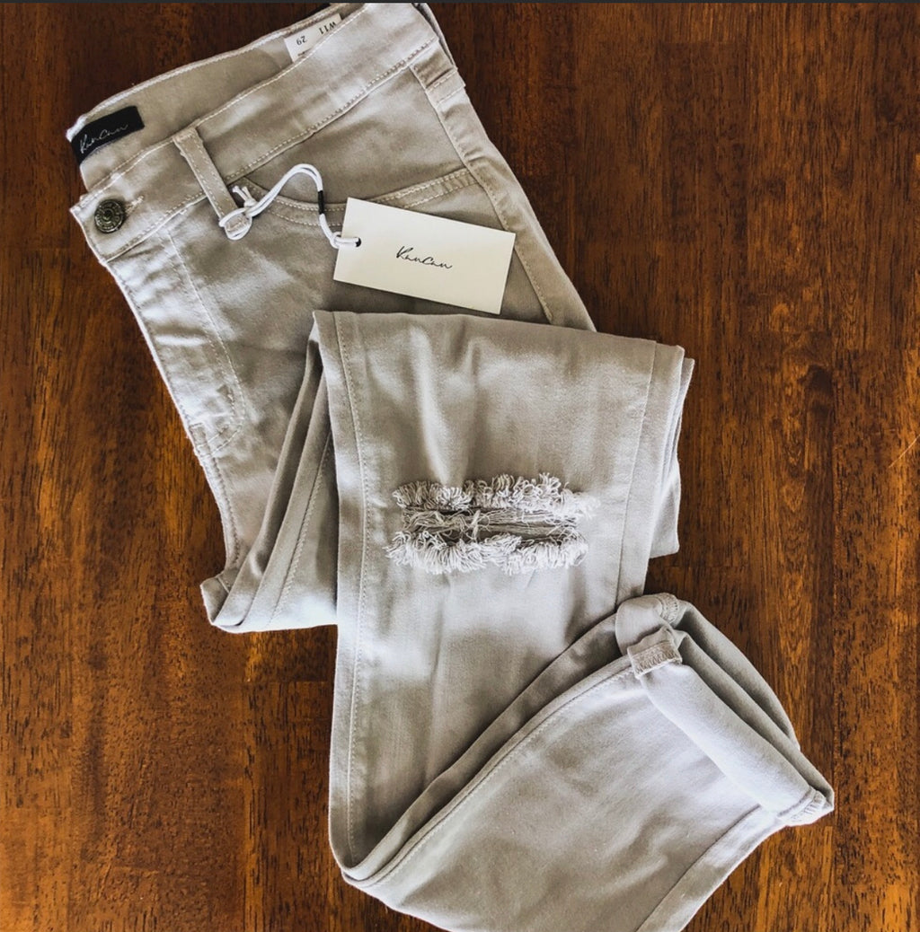 Stone Distressed Jegging Denim-Made in the USA-Womens Artisan USA American Made Clothing Accessories