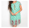 Mint to be Paisley Dress