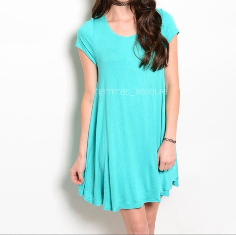 Lounge Tee Dress-Made in the USA-Womens Artisan USA American Made Clothing Accessories