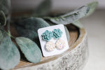 Double Set - Mint Succulent - wholesale-Made in the USA-Womens Artisan USA American Made Clothing Accessories