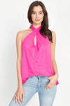 Ellis Twist Neck Top--Womens Artisan USA American Made Clothing Accessories