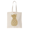 Gold Pineapple Lightweight Cotton Tote