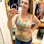 Tie Dye Faith Tank Top