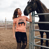 Best Friends Come in All sizes Crew Tee -Made in the USA, Sale-Womens Artisan USA American Made Clothing Accessories