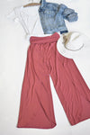 Fold Over Peddle Pant-Bottoms, Made in the USA, Sale-Womens Artisan USA American Made Clothing Accessories