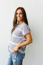 Play In Gray Top - On Hand-1XL, 2XL, 3XL, 8-11-2020, BFCM2020, Group A, Group B, Group C, Group D, Group T, Large, Made in the USA, Medium, On hand, Plus, Small, Tops-Small-Womens Artisan USA American Made Clothing Accessories