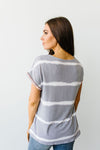 Play In Gray Top - On Hand-1XL, 2XL, 3XL, 8-11-2020, BFCM2020, Group A, Group B, Group C, Group D, Group T, Large, Made in the USA, Medium, On hand, Plus, Small, Tops-Small-Womens Artisan USA American Made Clothing Accessories