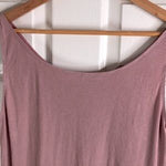 Blush Ribbed Boatneck Tank