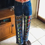 L&B Serape Boyfriend Jeans