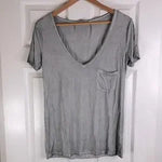 POL Gray Pocket Tee