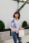 Tie Dyed Waffles Top-Made in the USA-Womens Artisan USA American Made Clothing Accessories